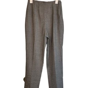 MARK SHALE | Houndstooth Pattern Made in Italy Pants With Side Zipper | size 8